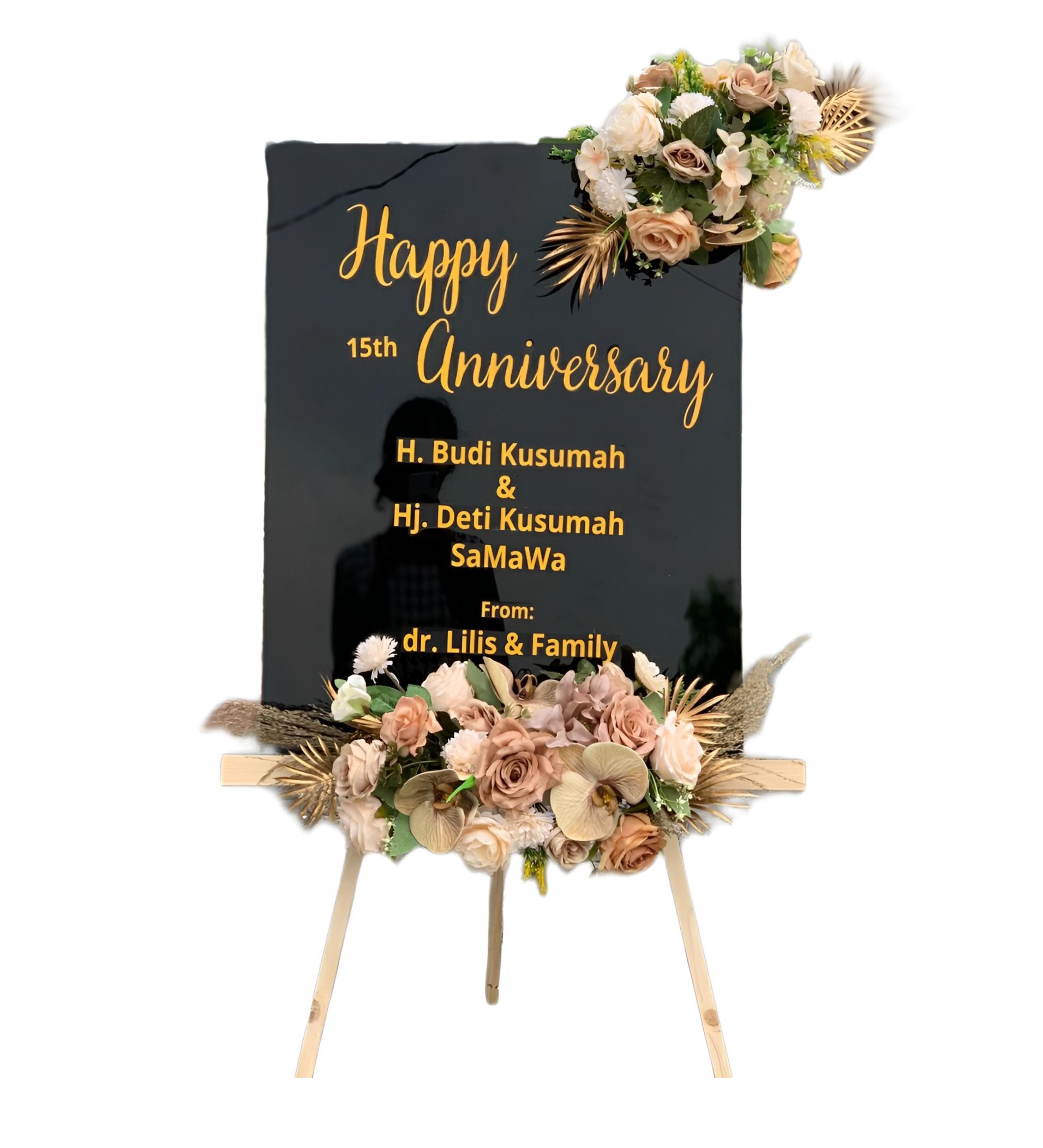 Papan Bunga Akrilik Rawalo