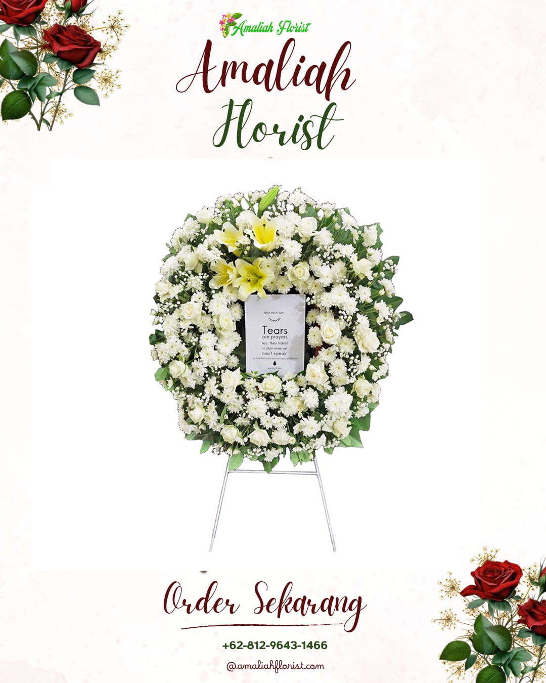 Krans Bunga Duka Rawalo